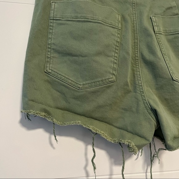 GAP | Green Denim Cutoff Shorts - Picture 10 of 14